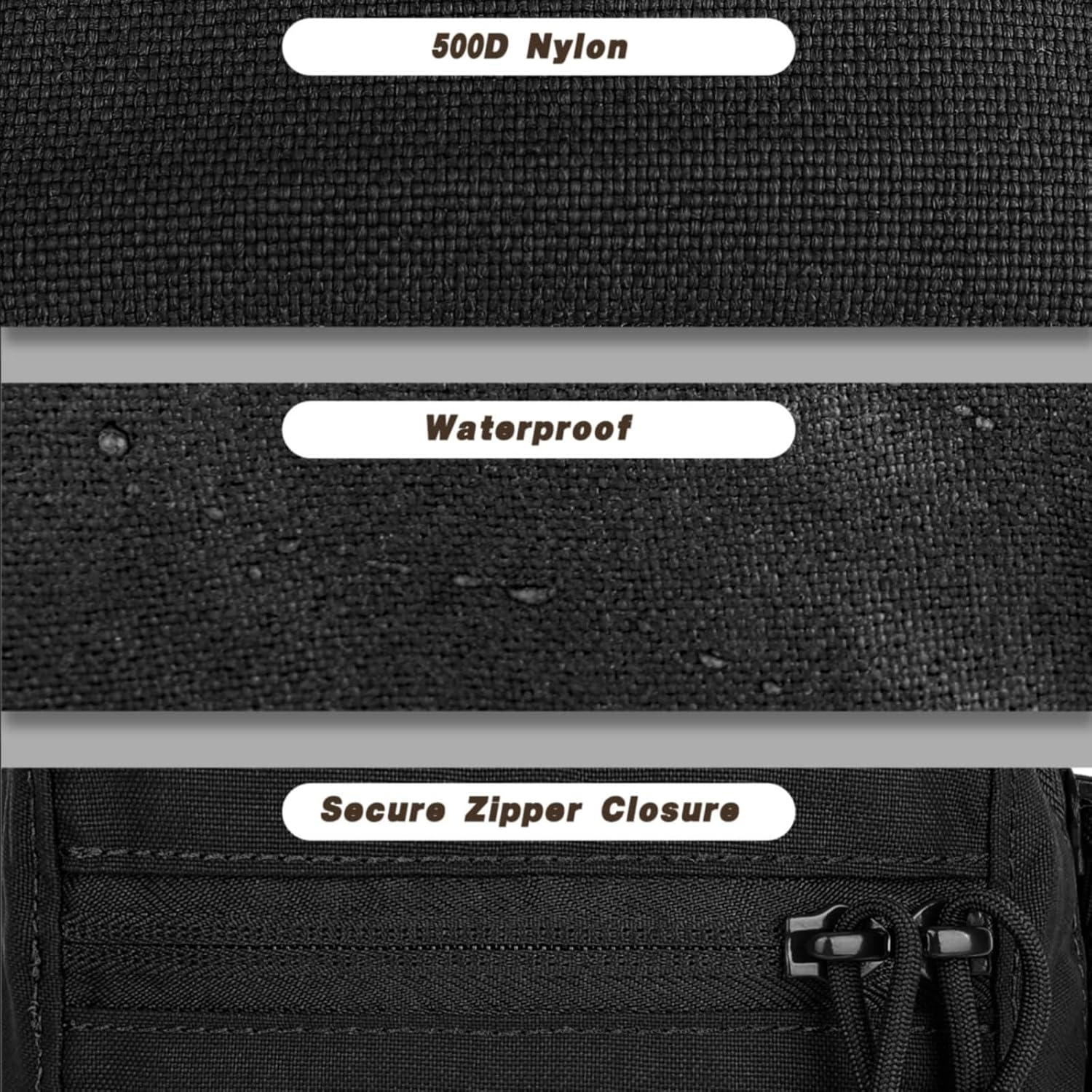 Gp Pouch, General Purpose Admin Pouches Small Utility EDC Pouch Bag for Tactical Belt and Molle Vest as Expanded Storage Bag - Cb image number 2