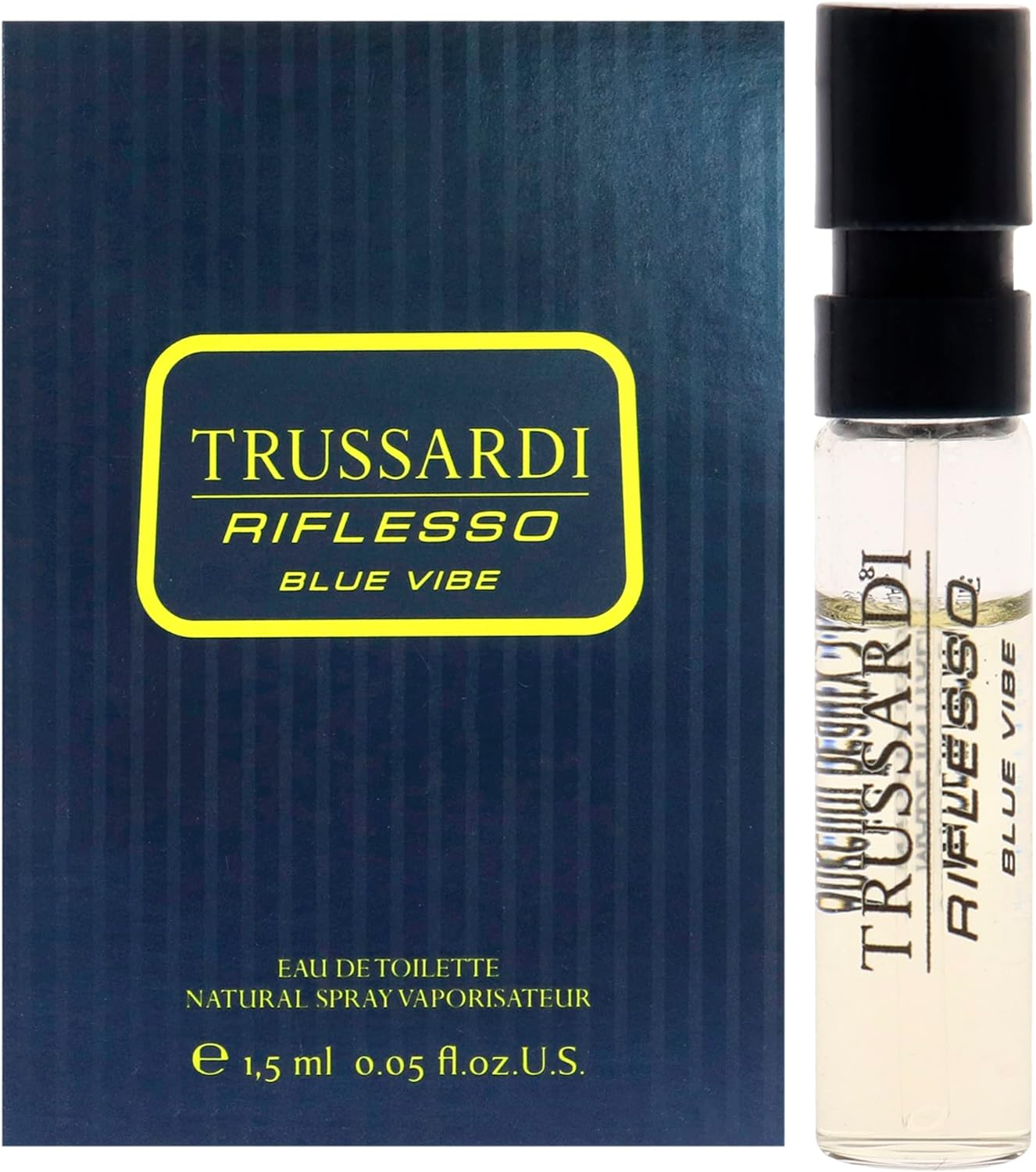 Trussardi Riflesso Blue Vibe for Men 1.5 Ml EDP Spray Vial (Mini) image number 1