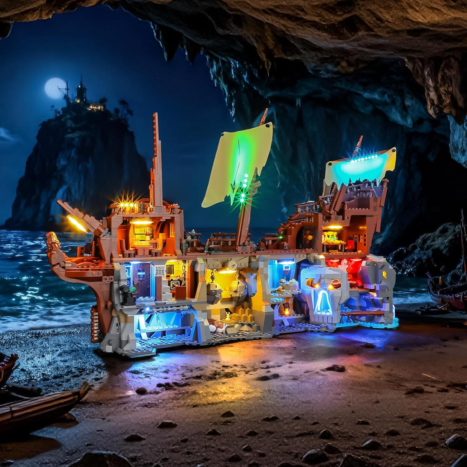 BRIKSMAX 2.0 Light Kit Compatible with  21363 Goonies Ideas Building Sets- Original LED Lighting Kits (Accessories Only),Cable-Hiding Tech for Display, Gifts & Collectors image number 1