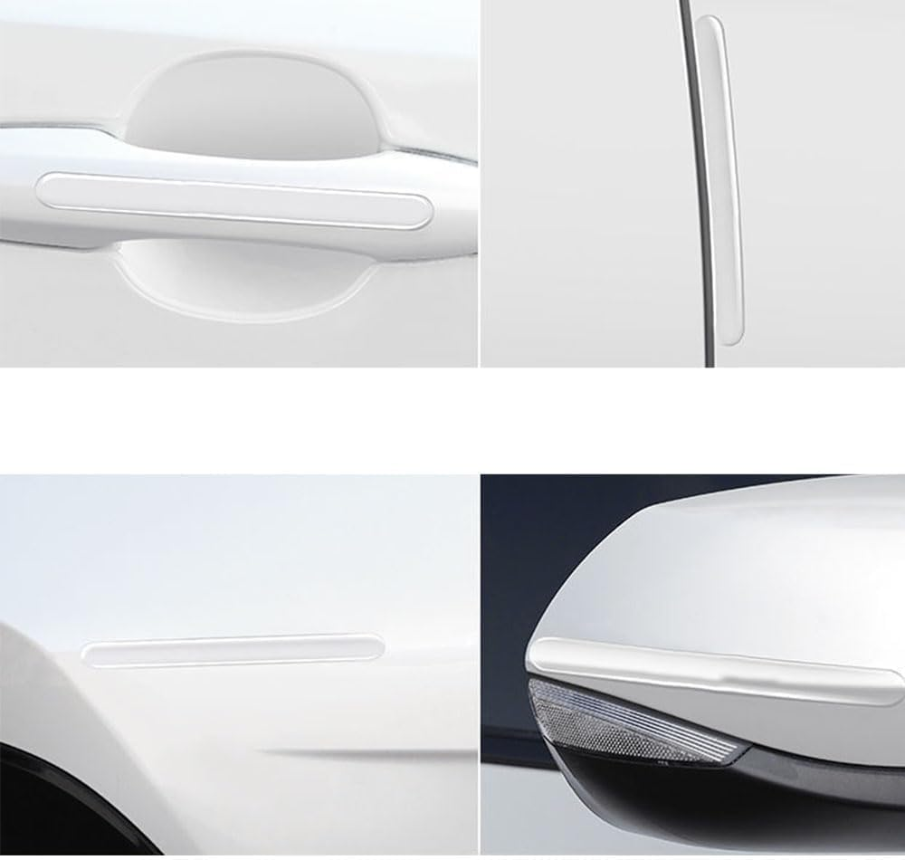 Naisfei 14 Pcs Car Door Protector, Handle Protector Stickers, Universal Transparent Handles Cup Scratch Protectors for Protect Car Paint from Scratches image number 4