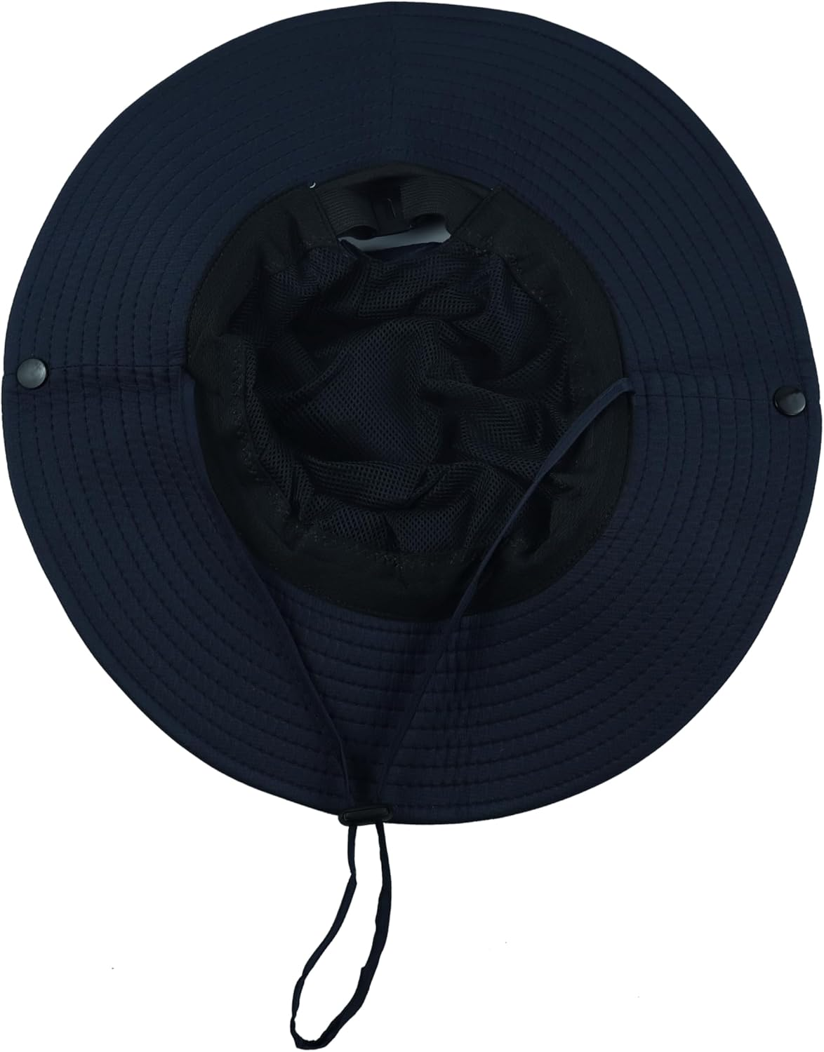 Mukeyo Womens Ponytail Sun Hat Wide Brim Mesh Bucket Hat UV UPF50 Protection Hat Foldable Summer Travel Beach Fishing Hats - Light Grey image number 7