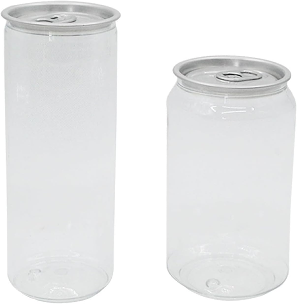 Espresso Carafe, Boba Tea Aluminum Bottle PET 330Ml for Coffee/Bubble Tea/Milk 200Pcs/Carton Bubble Cans with Lid Together(330Ml T Pull Lid) - 330Ml S Pull Lid image number 5