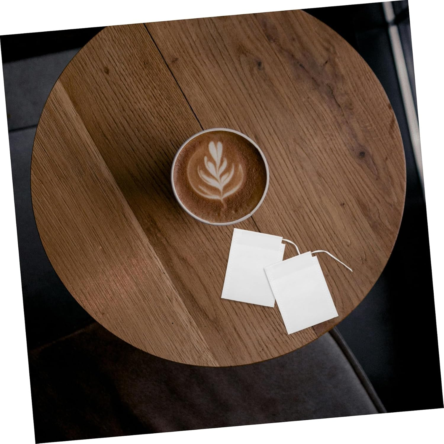 100Pcs Empty Loose Tea Bags Reusable Drawstring Tea Filters for DIY Leaves Sachets Kitchen Spice Storage image number 3