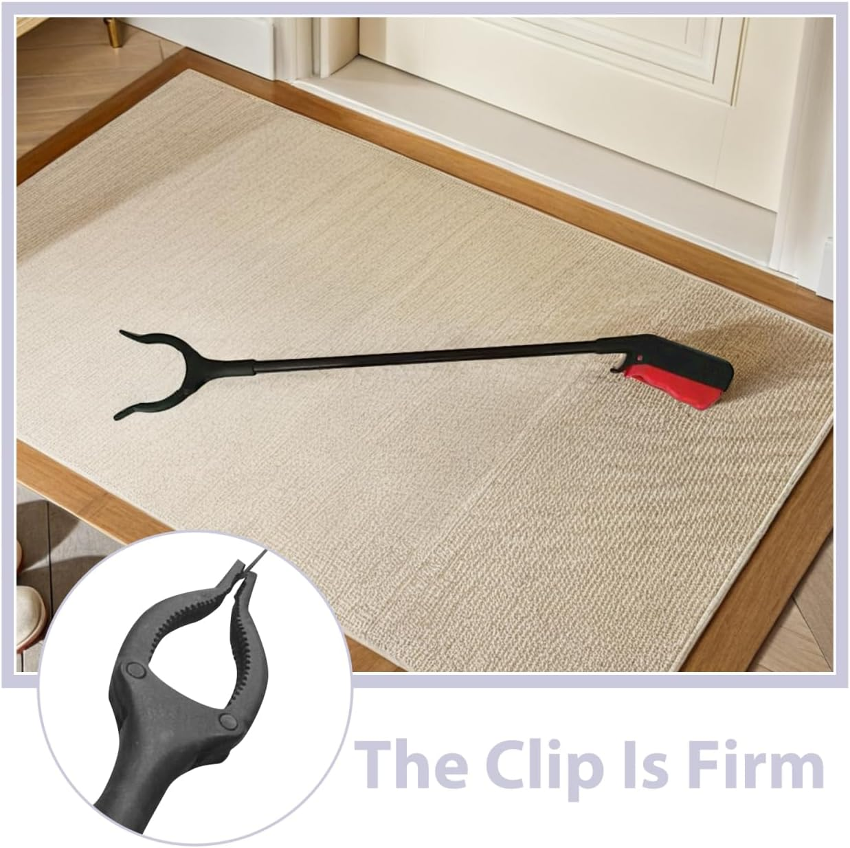 Baluue Reacher Grabber Tool,23.6" Grabber Reacher for Elderly, Lightweight Handy Trash Claw Reaching Assist Tool for Trash Pick Up, Nabber, Litter Picker image number 2