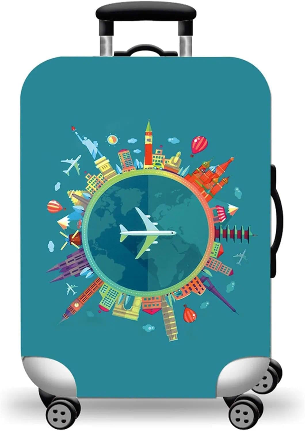 Luggage Cover Protector,Travel Luggage Cover Baggage Suitcase Cover Travel Accessories Hard Shell Case Protectors -Quttly image number 4