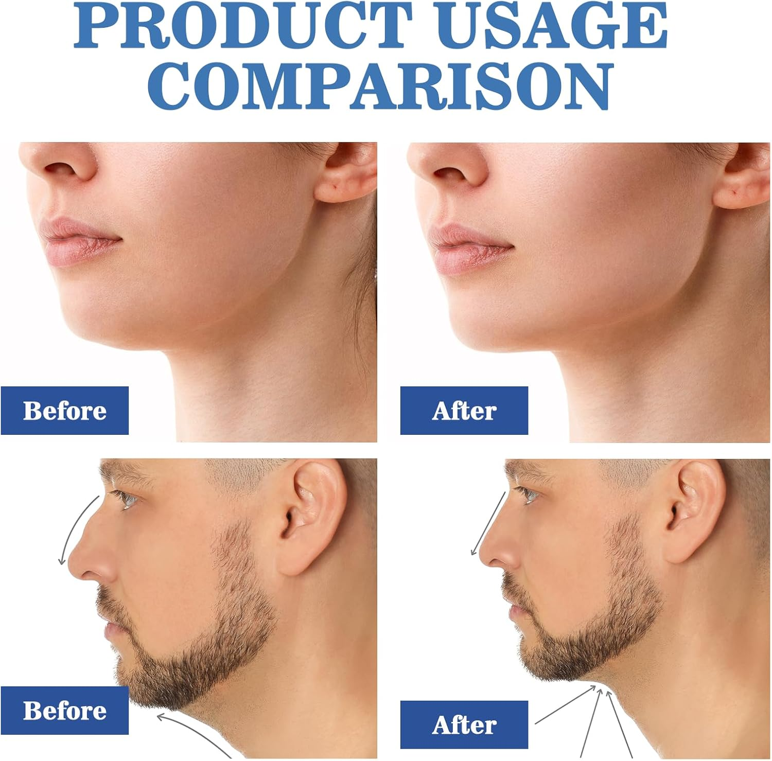 Ozgrove 6 Pcs Jawline Exerciser for Men and Women, BPA Free Silicone Facial Muscle Toning Jaw Trainer, Double Chin Breathing Exercise Device for Beginner Sculpting Face and Neck image number 6