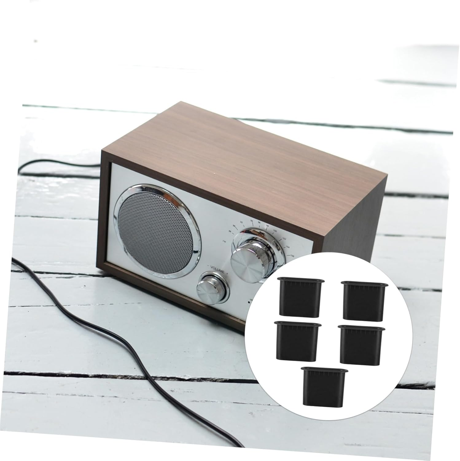 DIYEAH 5Pcs Audio Speaker Port Tube Air Speaker Voice Outlet for Home Car Cabinets image number 5