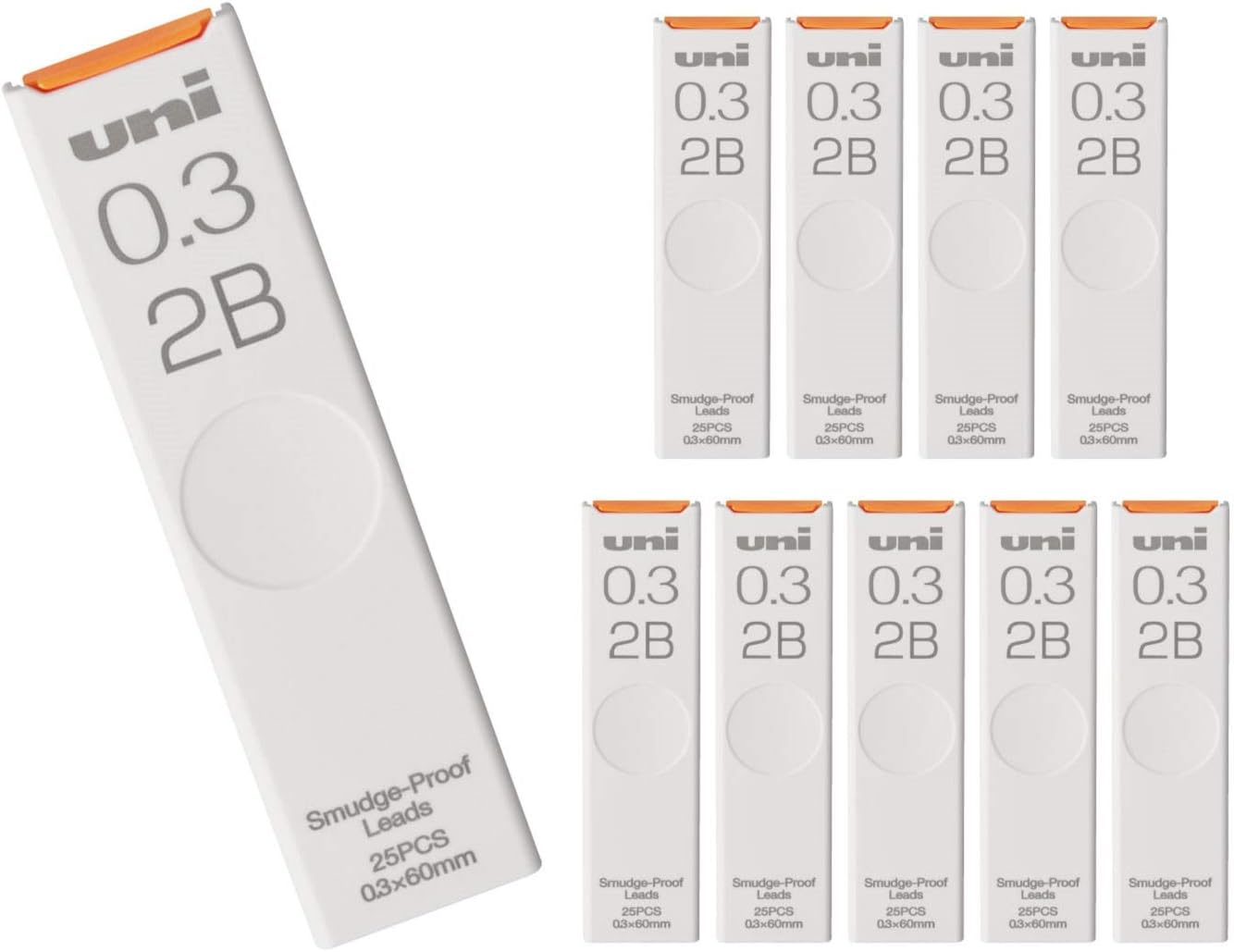 Mitsubishi Pencil Pencil Lead Uni Uni 0.3 HB 3Pcs ULS03253PHB Black image number 2