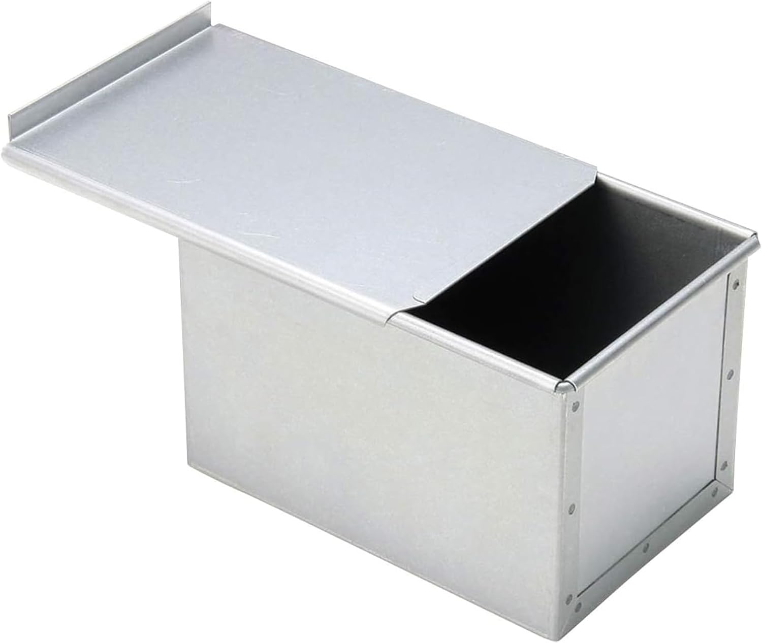 Tiger Crown 2396 Bread Pan, Silver, 1.5 Loin, Square Type, with Lid image number 1