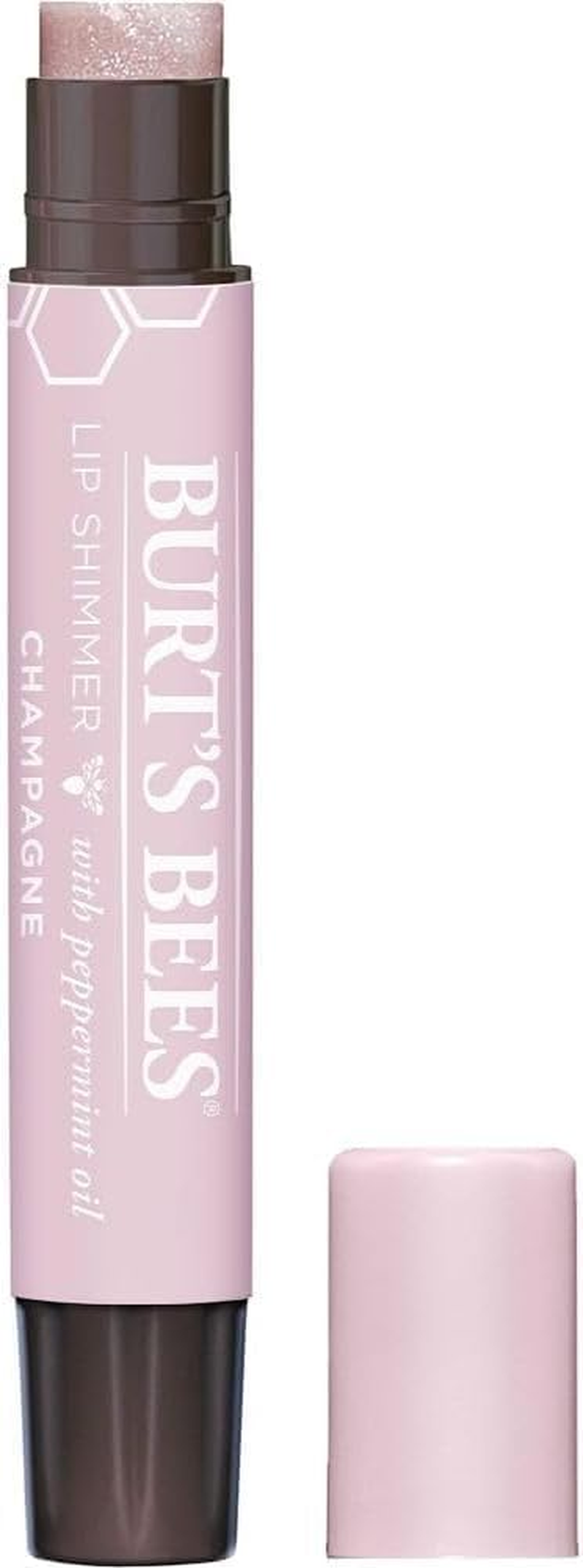 Burt'S Bees 100% Natural Origin Lip Shimmer, Plum with Shea Butter and Fruit Oils, 1 Tube, 2.6G