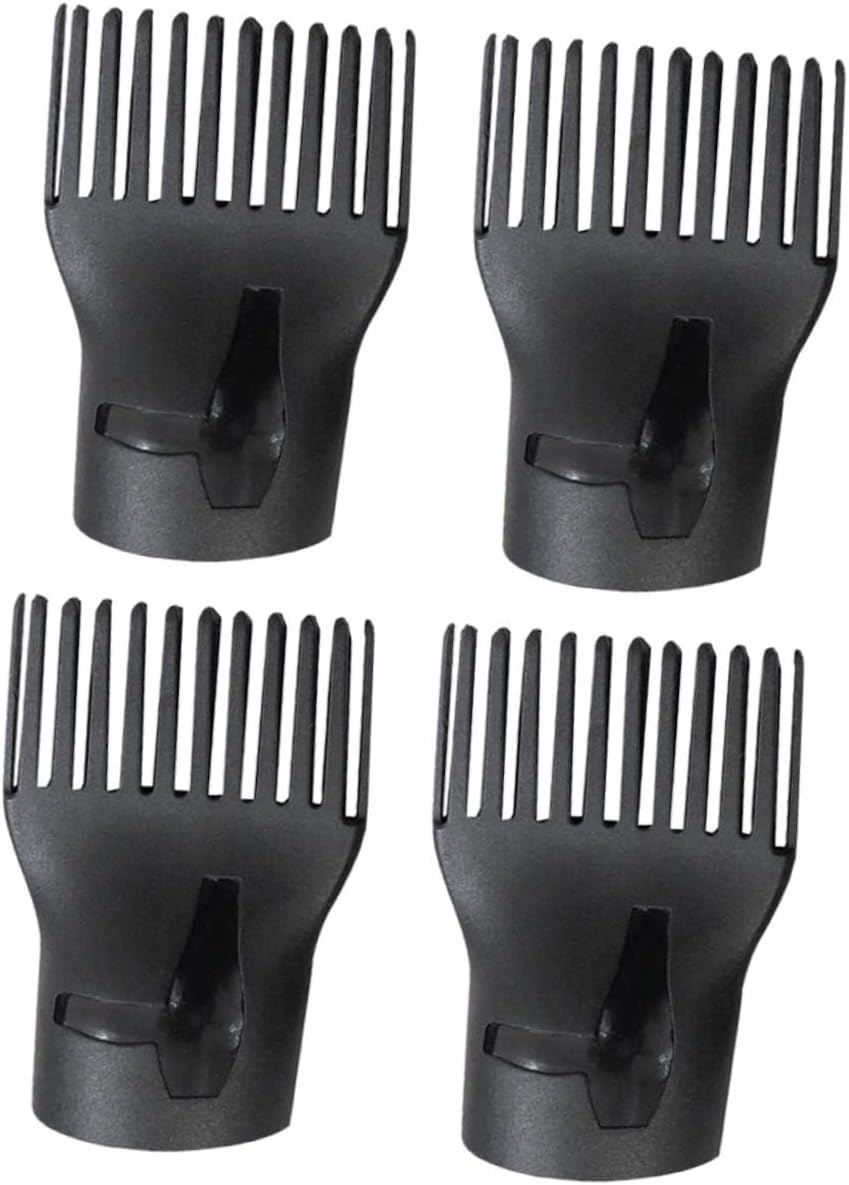 HEALEEP 4Pcs High Temperature Duckbill Nozzle for Hair Dryer Plastic Narrow Concentrator Nozzle Flat Blow for Salon Styling Tool and Home Hair Drying image number 1