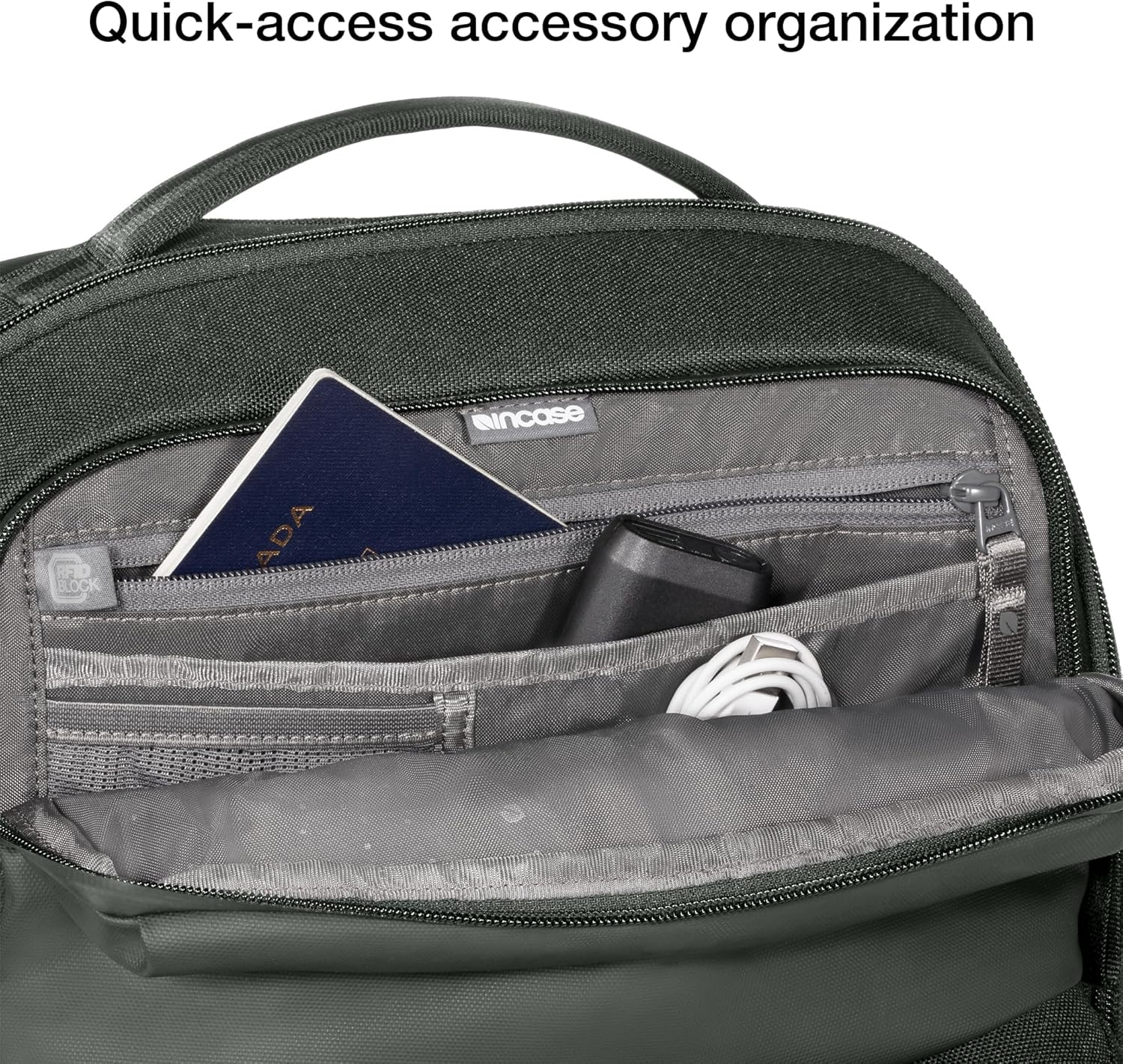 Incase A.R.C. Commuter Pack - Tech Backpack with Laptop Compartment - Heavy Duty Backpack & Laptop Bookbag image number 4