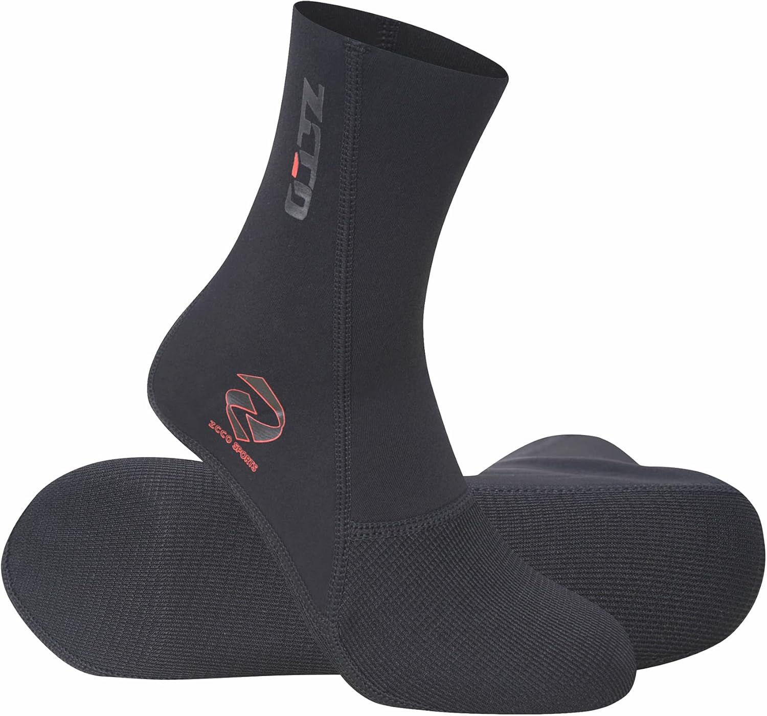 ZCCO 1.5Mm/3Mm Neoprene Diving Socks,Beach Water Socks for Men Women,Swim Socks for Diving,Snorkeling,Surfing,Water Sports