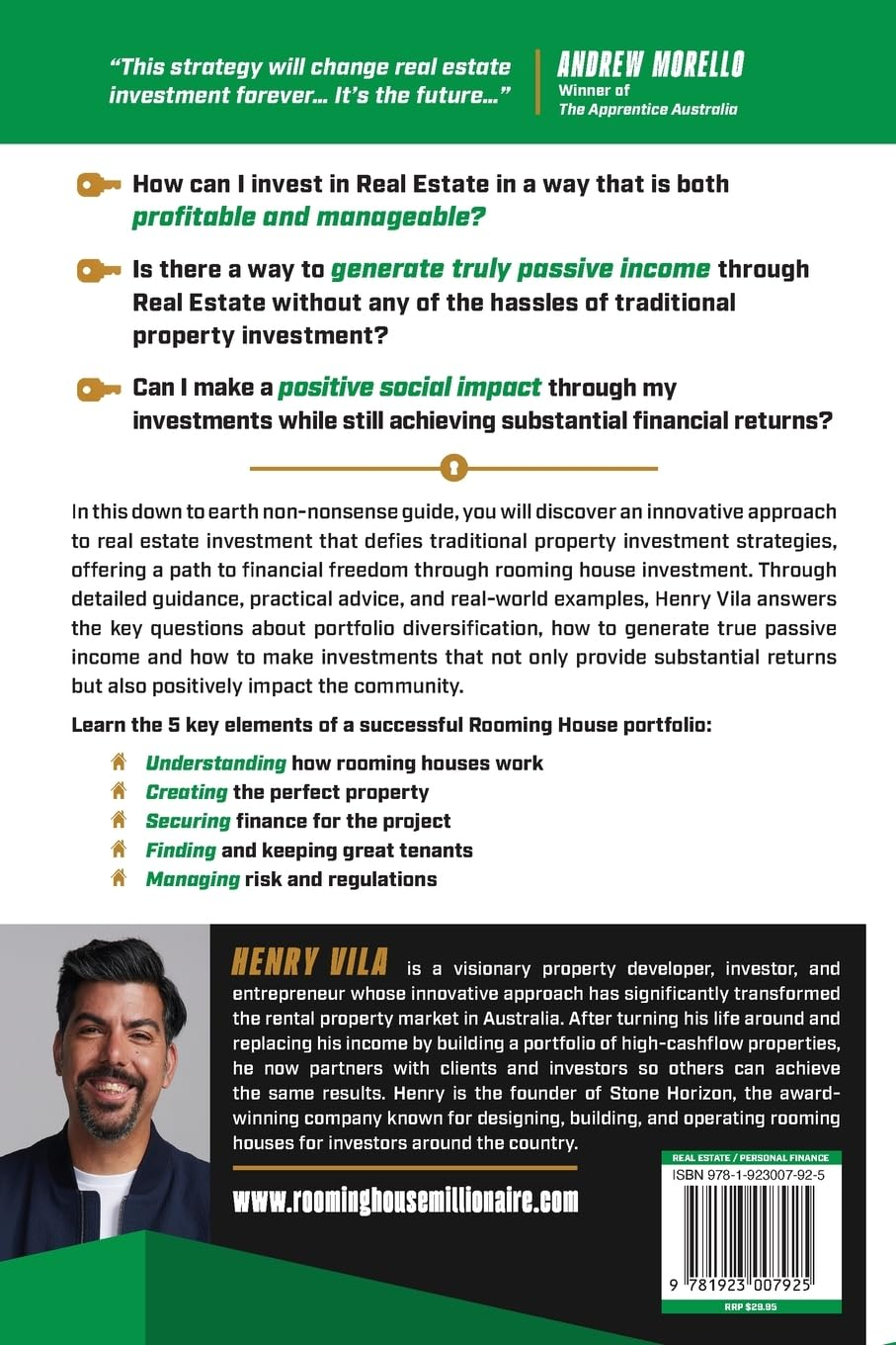 The Rooming House Millionaire: Investing outside the Box for Maximum Profit