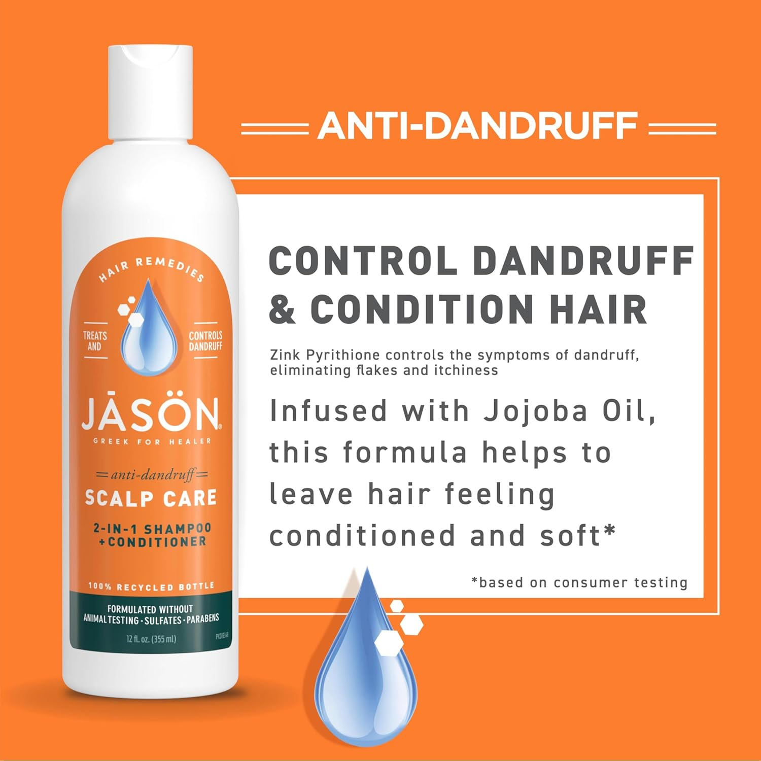 Jason 2 In1 Shampoo + Conditioner-12 Oz image number 5