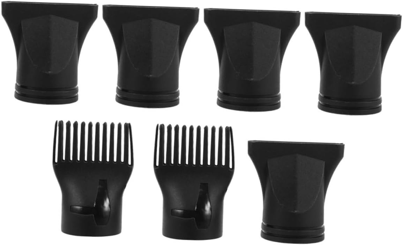 NIYANGLE 7Pcs Hair Dryer Nozzle with Duckbill Concentrator for Fast Efficient Drying Plastic Styling Attachments for Salon and Home Use image number 6
