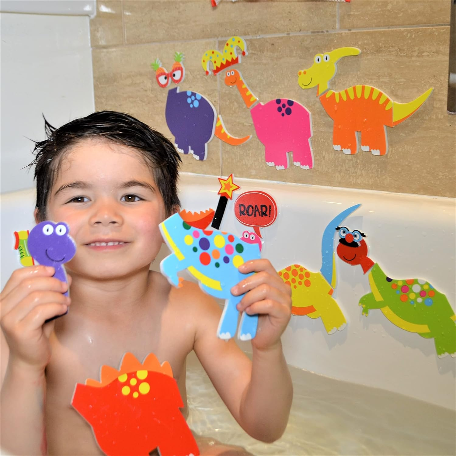 Bath Stickers Weird and Wonderful Dinosaurs - Weird  Wonderful Dinosaurs image number 3