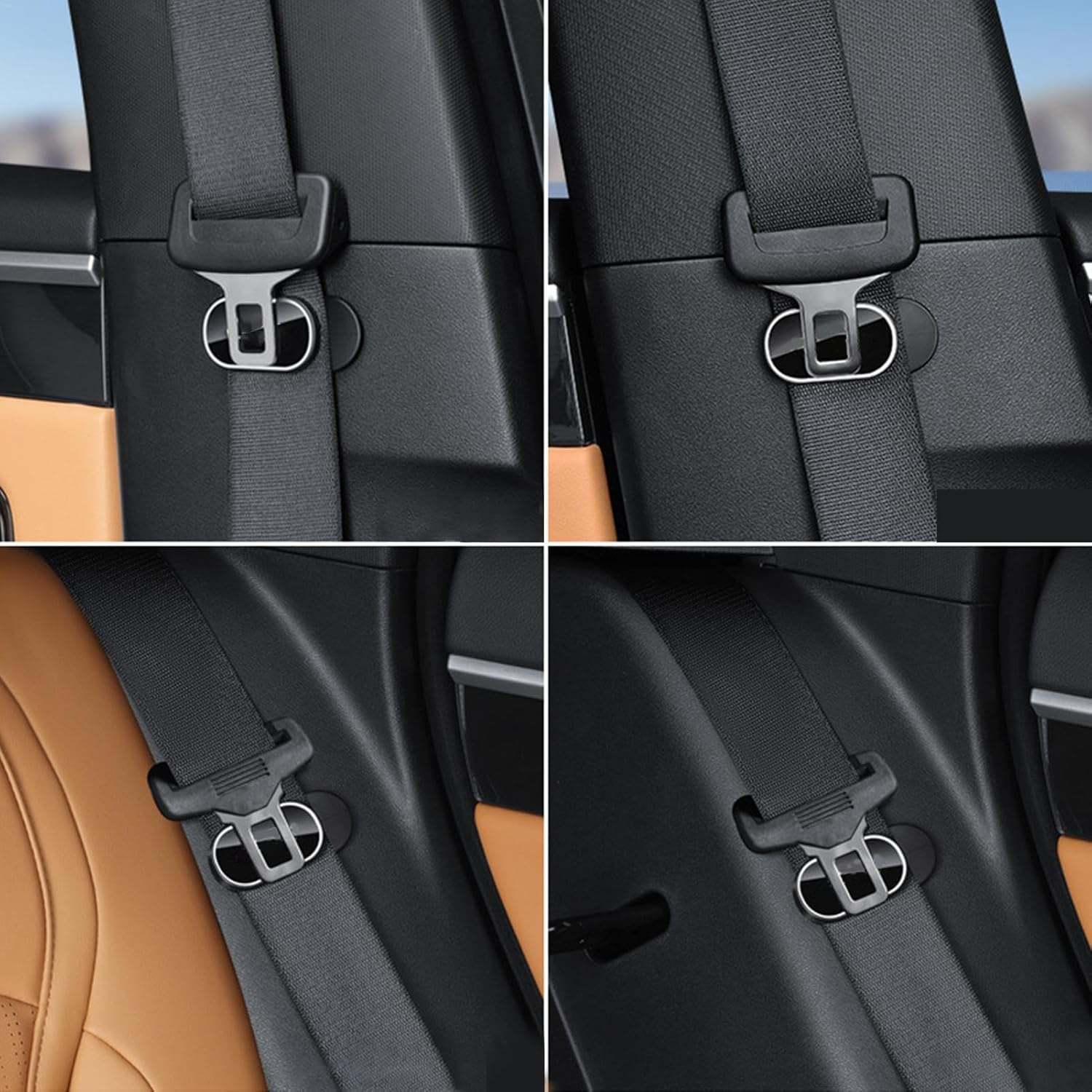 AZSNDB Seat Belt Retainer Clip - Low Profile Design Retaining Tool for Car Seat Belt Retainers, Seat Sides and Frames image number 6