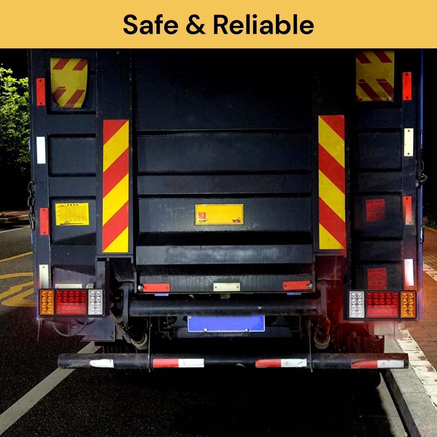 Spendeal 2 Pcs Trailer Tail Light Kit Light Bar 36 LED Running Brake Turn Signals Reverse Lights Waterproof, LED Trailer Lights IP68 for Boat Snowmobile Utility Bed Pickups RV Camper UTV UTE Vans image number 5