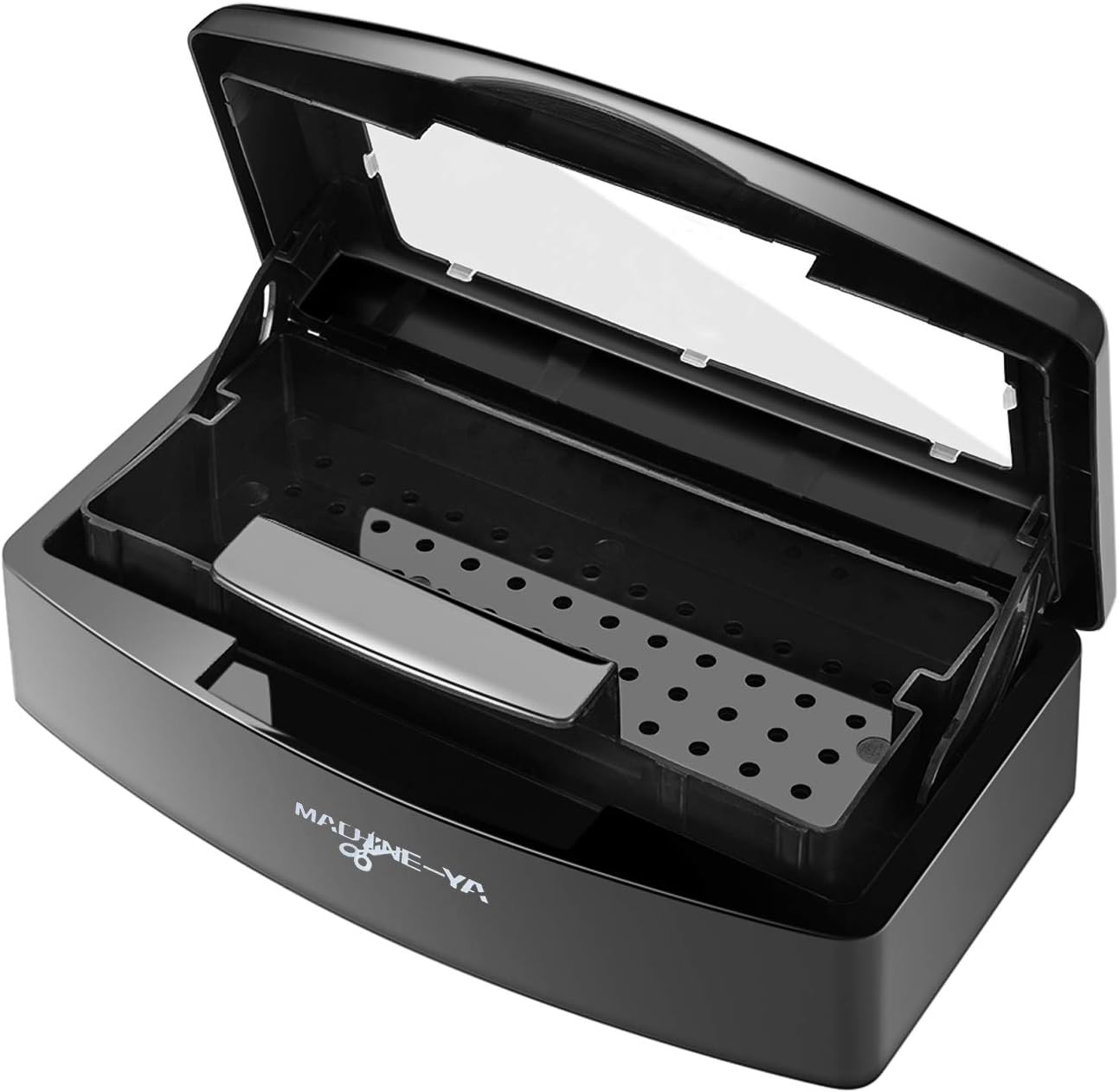 Machine-Ya Plastic Sterilizing Tray,Sterilization Box,Nail Art Tool Sterilizer Tray, Sterilizer Tray Box Nail Art Salon Sterilizing Too（Pink）