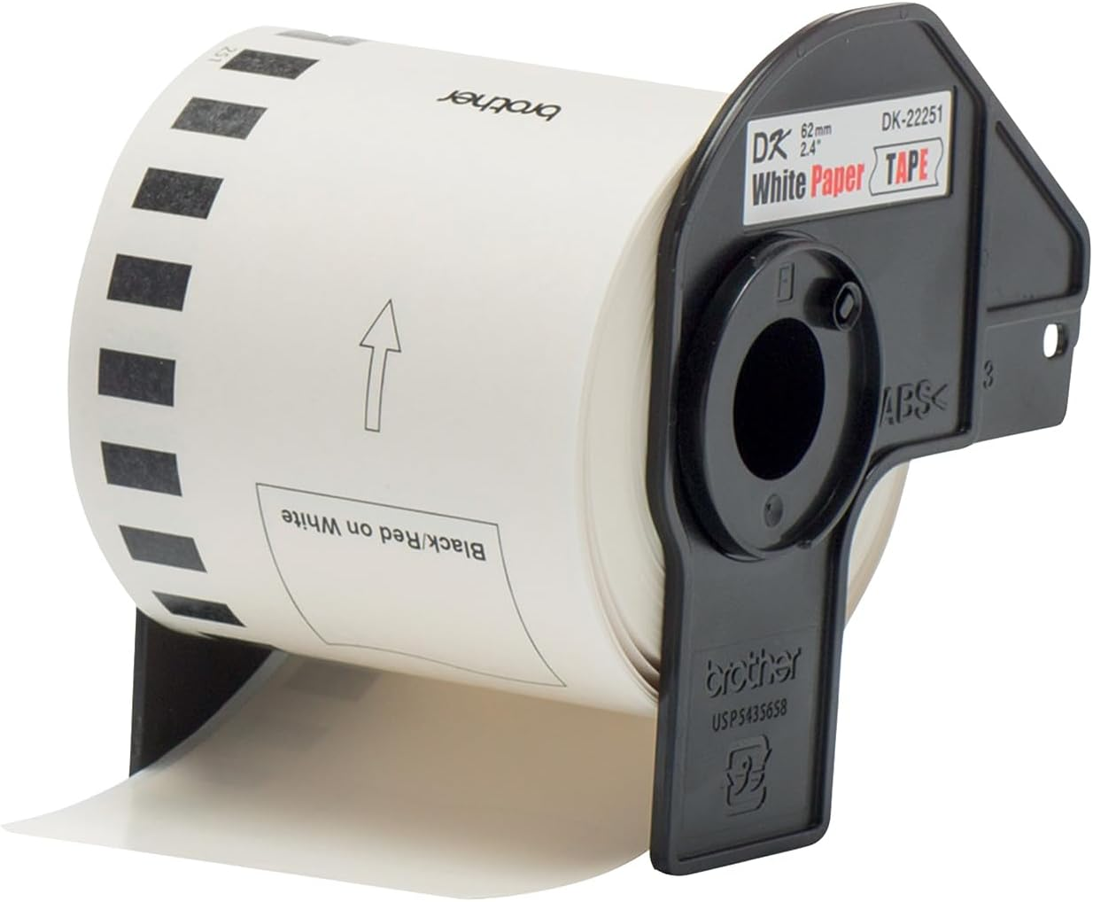 Brother Genuine DK-22251, Continuous Paper Roll, 62Mm X 15.24M (With Black/Red Print)