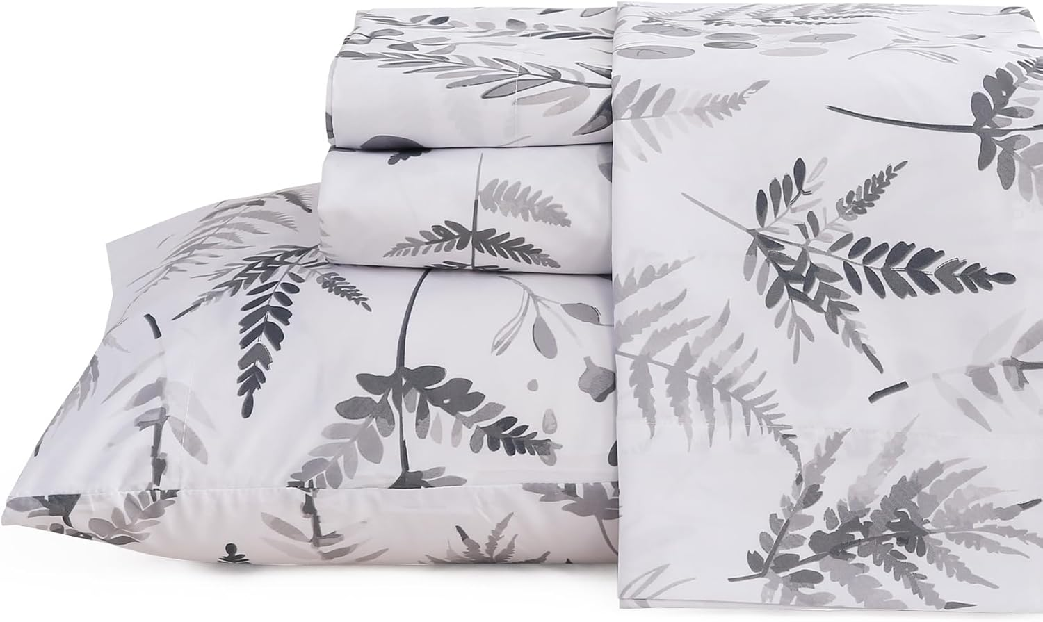 JSD Paisley Sheet Set Full Size, 4 Piece Retro Pattern Microfiber Bedding Sheets Extra Deep Pocket