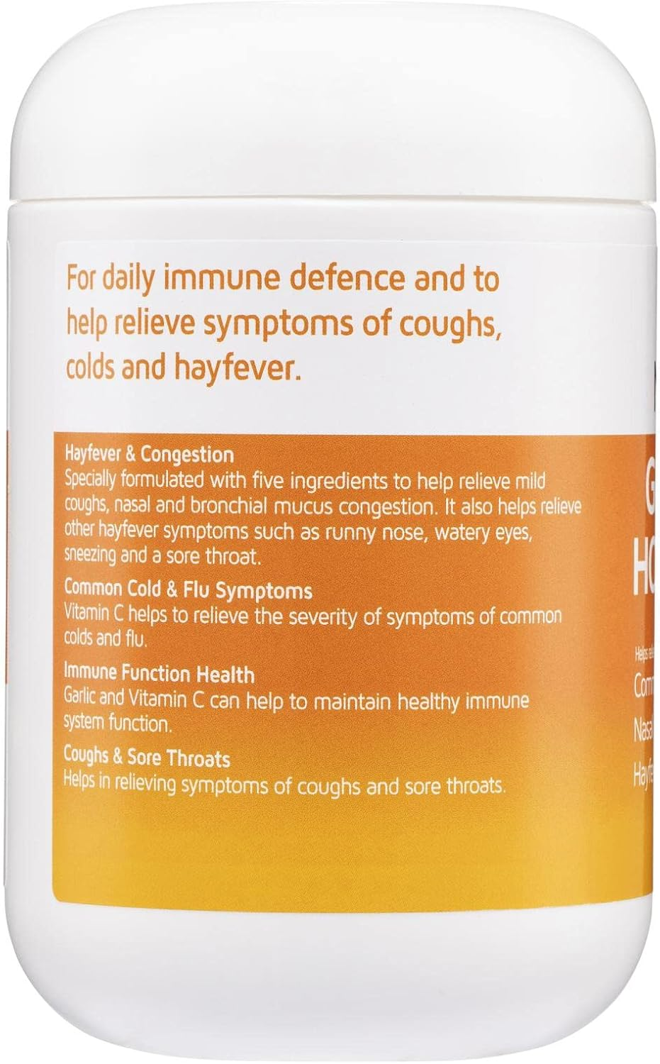 Nature'S Way Garlic plus C and Horseradish Film Coated 200 Tablets image number 1