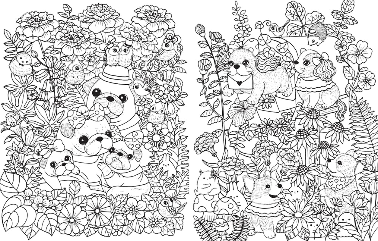 A Million Puppies: Paw-Some Pooches to Colour (Volume 16) image number 1