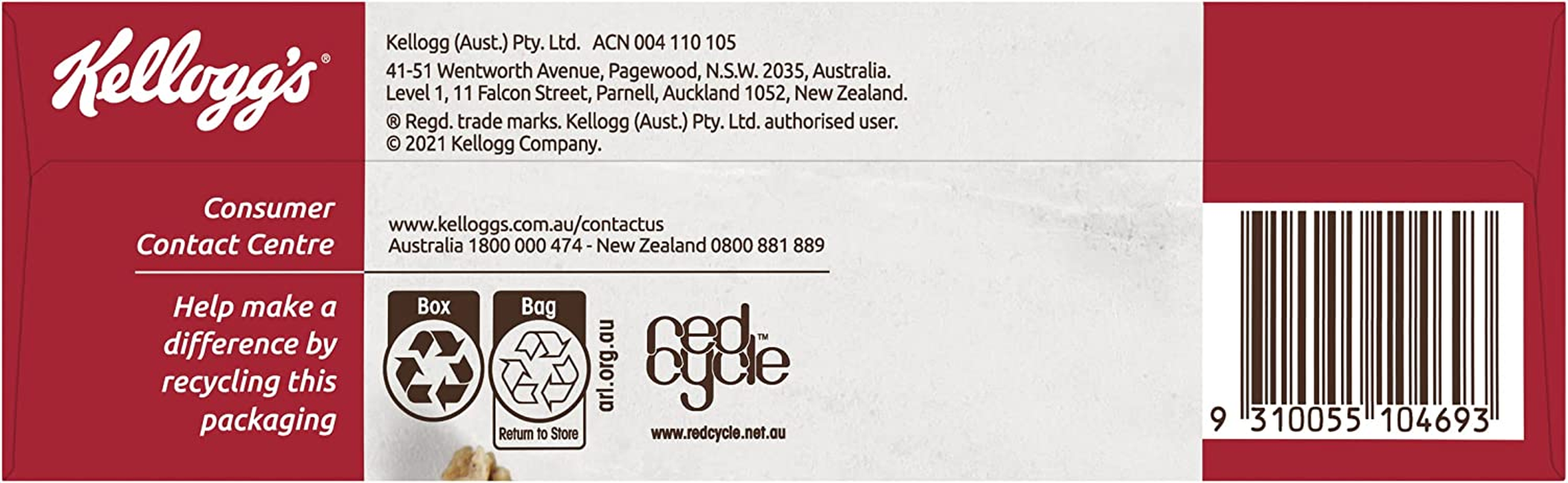 Kellogg'S Just Right Crunchy Granola Cereal Fusion, Almond and Cashew, 400G image number 1