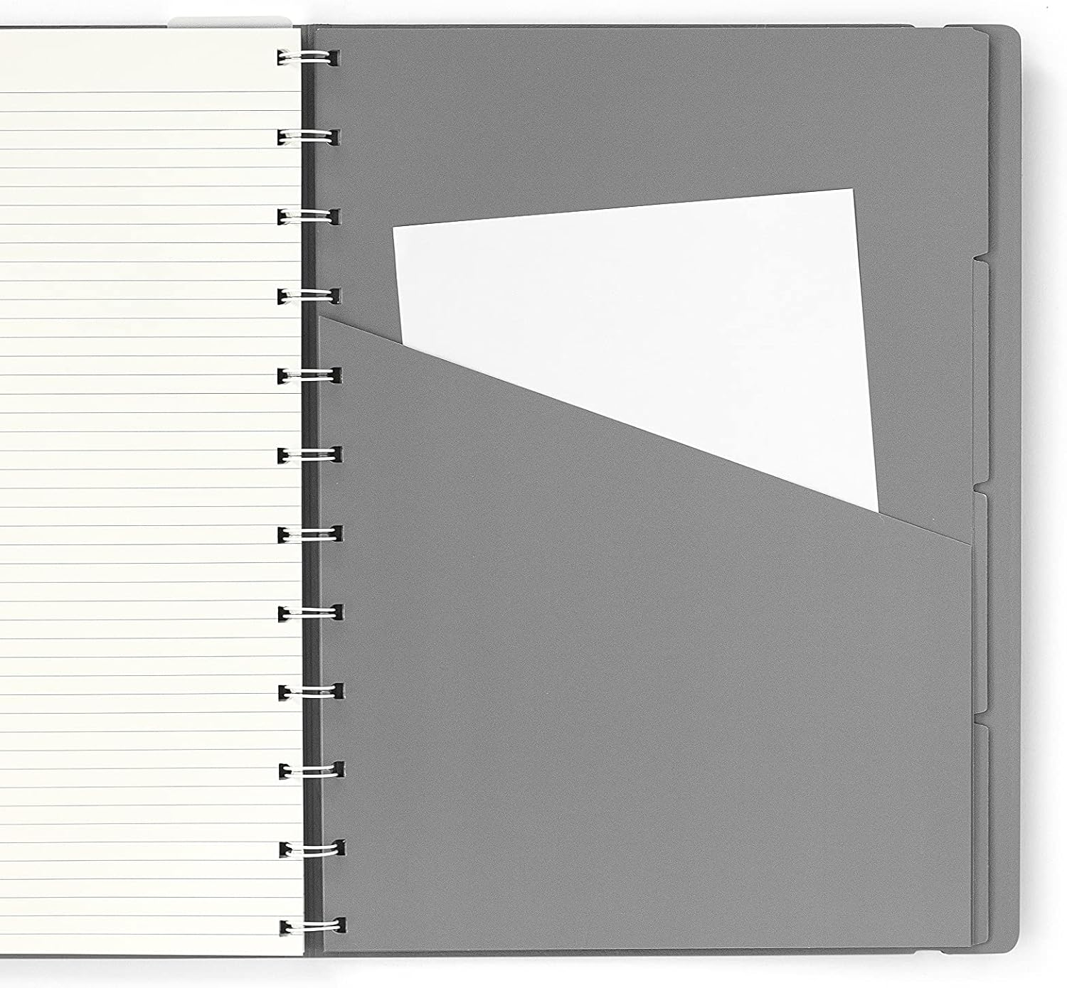 Filofax Classic Bright'S A4 Ruled Notebook, Graphite - Brown image number 5