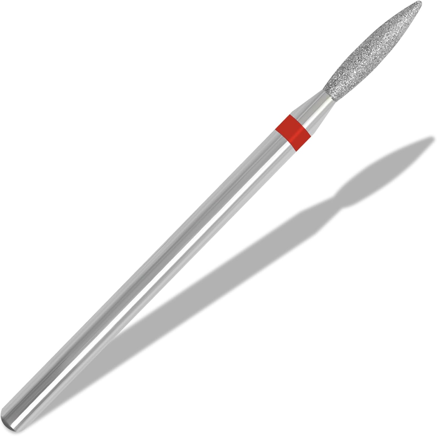 Vnjaoi Cuticle Nail Drill Bit, Nail Drill Bits Professional Diamond Bits for Nails Nail Buffer Bit Nail Trimer, under Nail Cleaner Cuticle Remover Nail Prepare, Nail Supplies for Nail Techs (Medium)