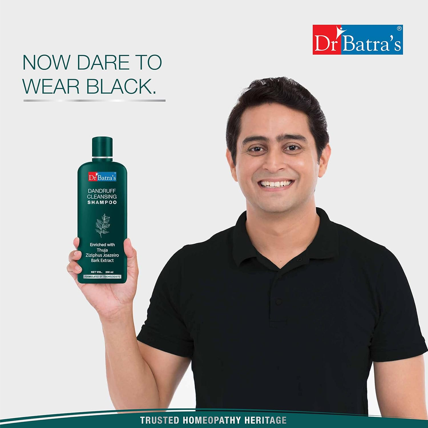 Dr Batra'S Dandruff Cleansing Shampoo Enriched with Thuja for Silky Hair 200Ml by Dr Dry image number 1