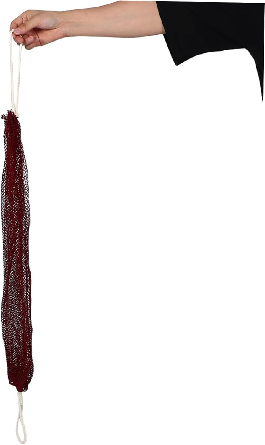 Hoement 2Pcs African Net Sponge: Long Back Scrubber Washcloth Net Back Scrubber - Exfoliating Shower Body Sponge Skin Smoother for Shower image number 3