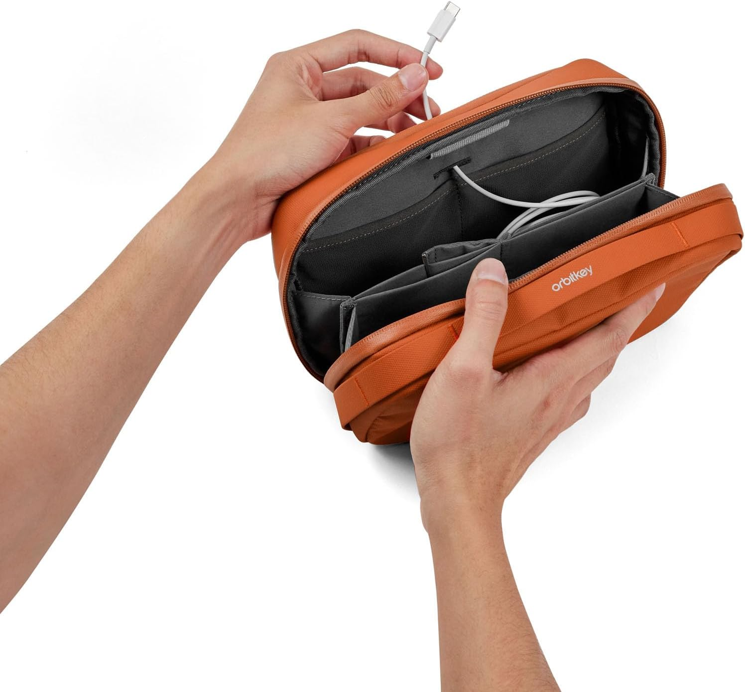 2-In-1 Tech Pouch - Terracotta image number 6