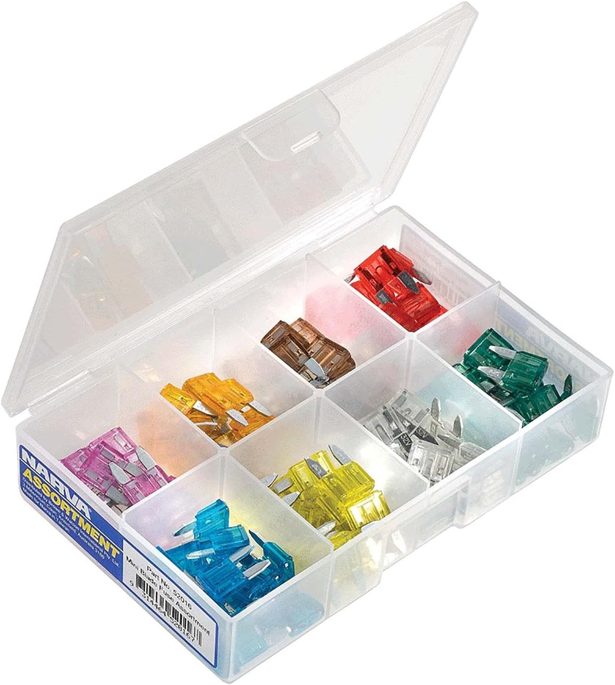 Narva Mini Blade Fuse, Assorted (Pack of 100)