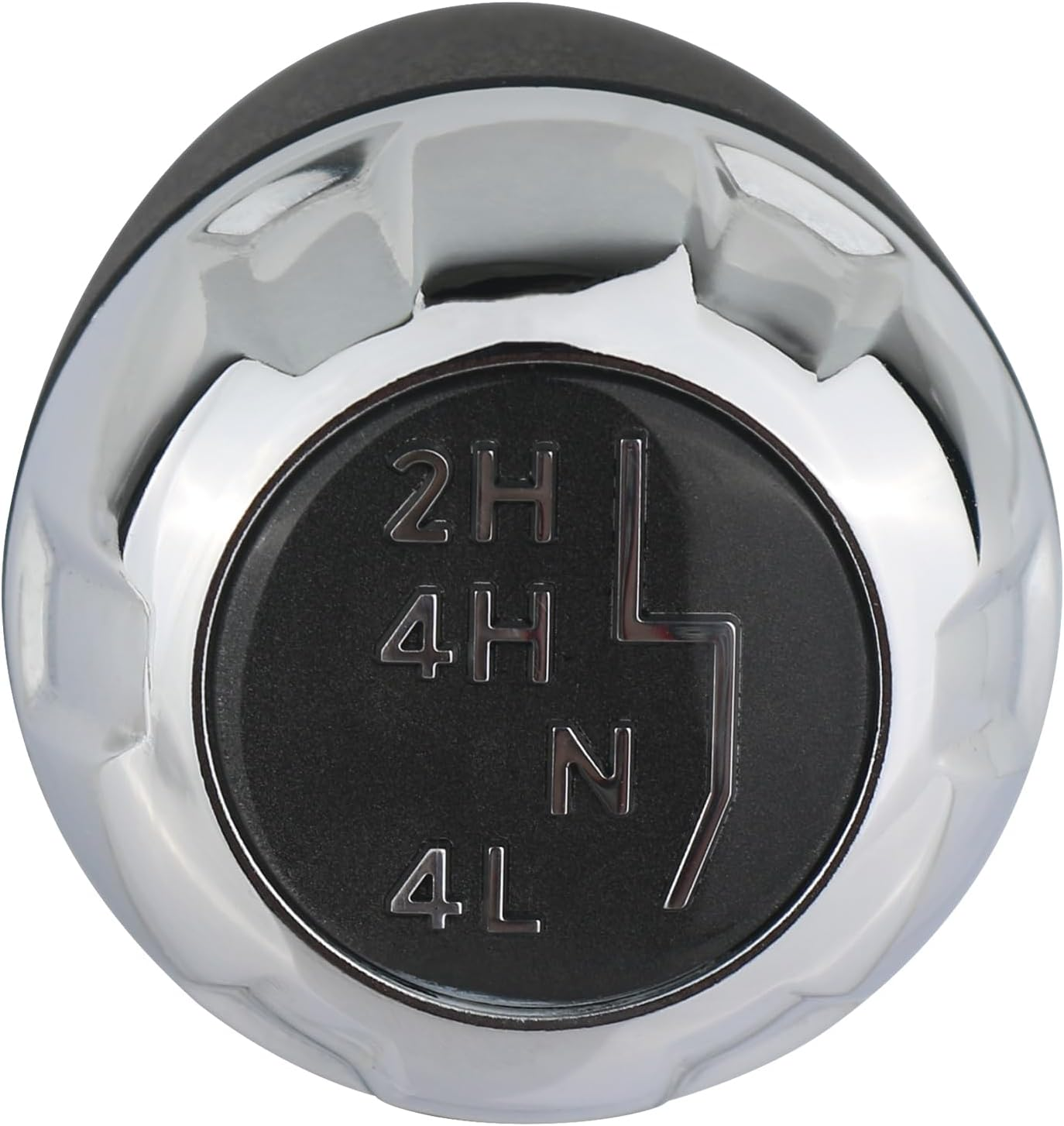Apperfit Transfer Case Shift Shifter Knob for Automatic/Manual Transmission Chrome Trim Compatible with Jeep Wrangler JK 4WD 2011 2012 2013 2014 2015 2016 2017 2018 image number 4