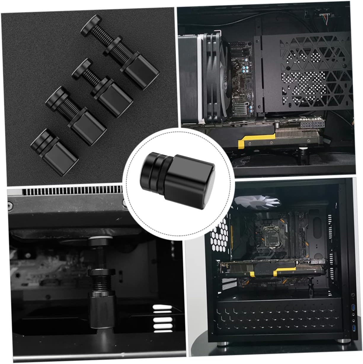 Magnetic Gpu Support Bracket Adjustable Graphics Card Brace 1-2 Inch Height anti Sag Computer Accessory for Stable Pc Build image number 3