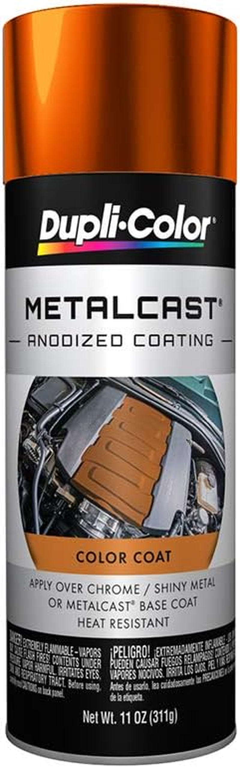 Dupli-Color Metalcast Anodized Coating Automotive Paint, Orange, 311G image number 3