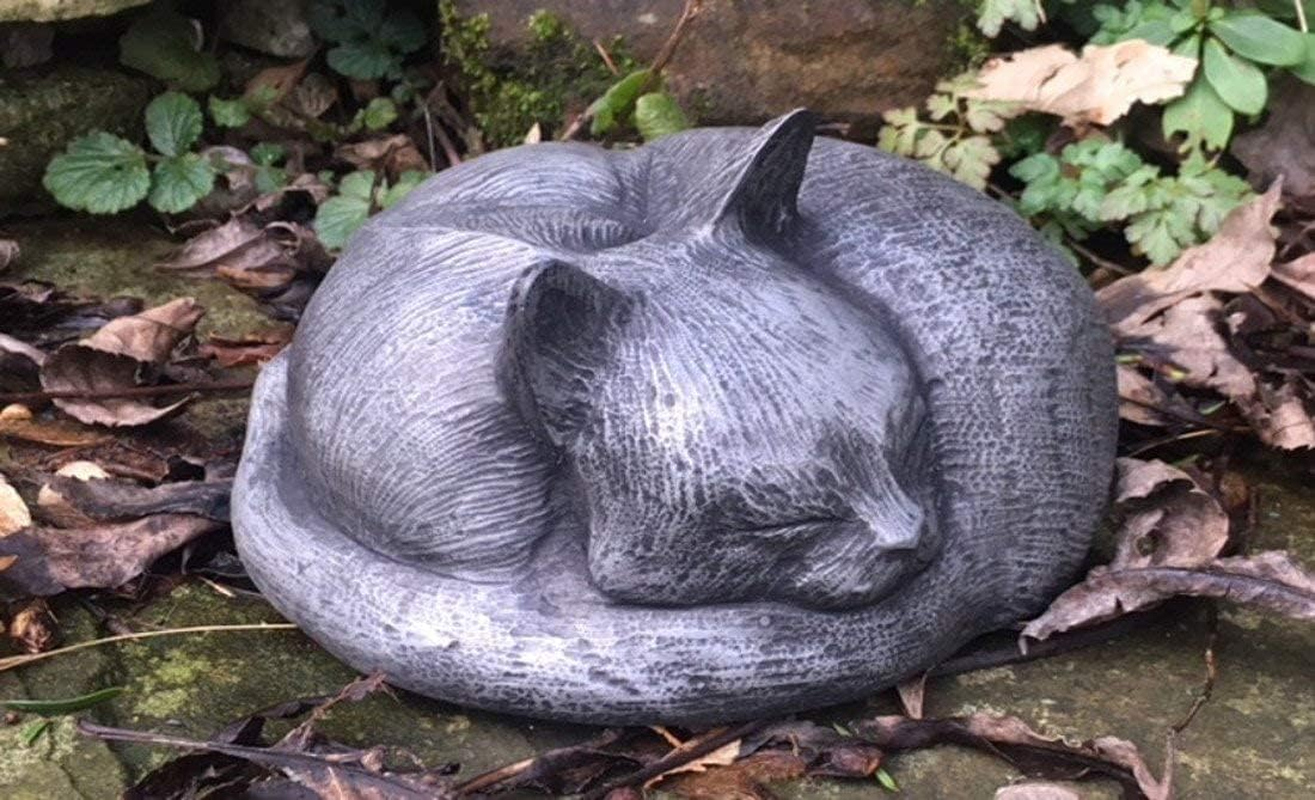 Rainbowbridge at Peace Cat Urn for Ashes - Handcrafted Cat Memorial - Pet Urn Suitable for Indoor & Outdoor Use image number 5