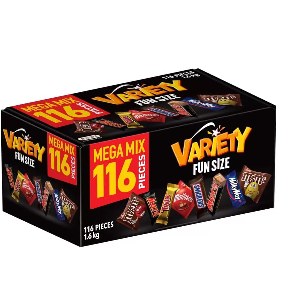 Mars Variety Mega Mix 116 Pieces 1.6Kg