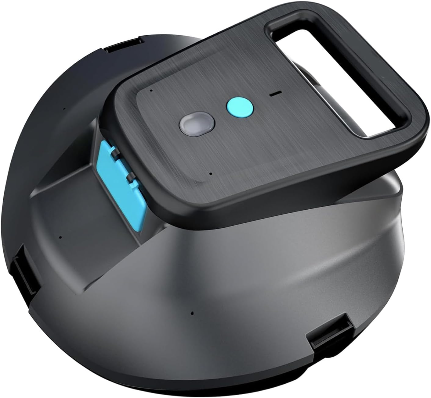 Quintin Robotic Pool Vacuum, Cordless Pool Cleaner with 120 Mins Runtime, Auto-Parking, 2.5H Fast Charging, Ideal for above Ground and Flat-Bottom Inground Pools up to 850 Sq.Ft (Matte Black) image number 2