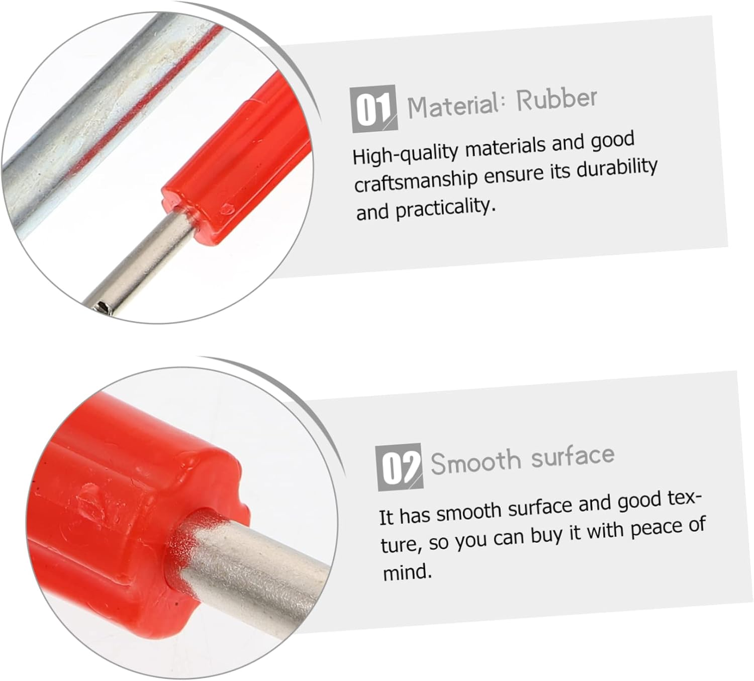 BESPORTBLE Valve Core Installation Tool for Car Tire Repair Vehicle Tire Remover Tool Kit Automotive for Easy Valve Stem Core Removal image number 3