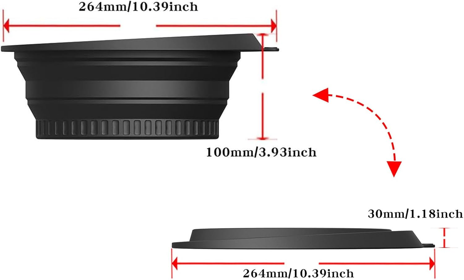 Foldable Face Bowl, Silicone Face Ice Bath Bowl with Built in ICES Tray, Cooling Washing Basin with Build in Cube Tray for Facial Roller Skin Care Spa Kitchen Home image number 5