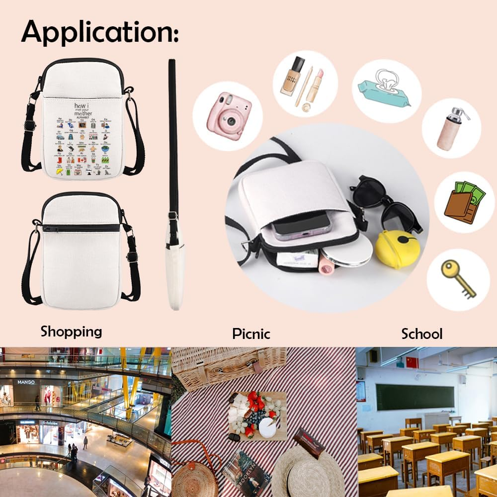 MNIGIU HIMYM Inspired Gift HIMYM Tote Bag HIMYM Fans Gift HIMYM Tv Series HIMYM Merchandise image number 1