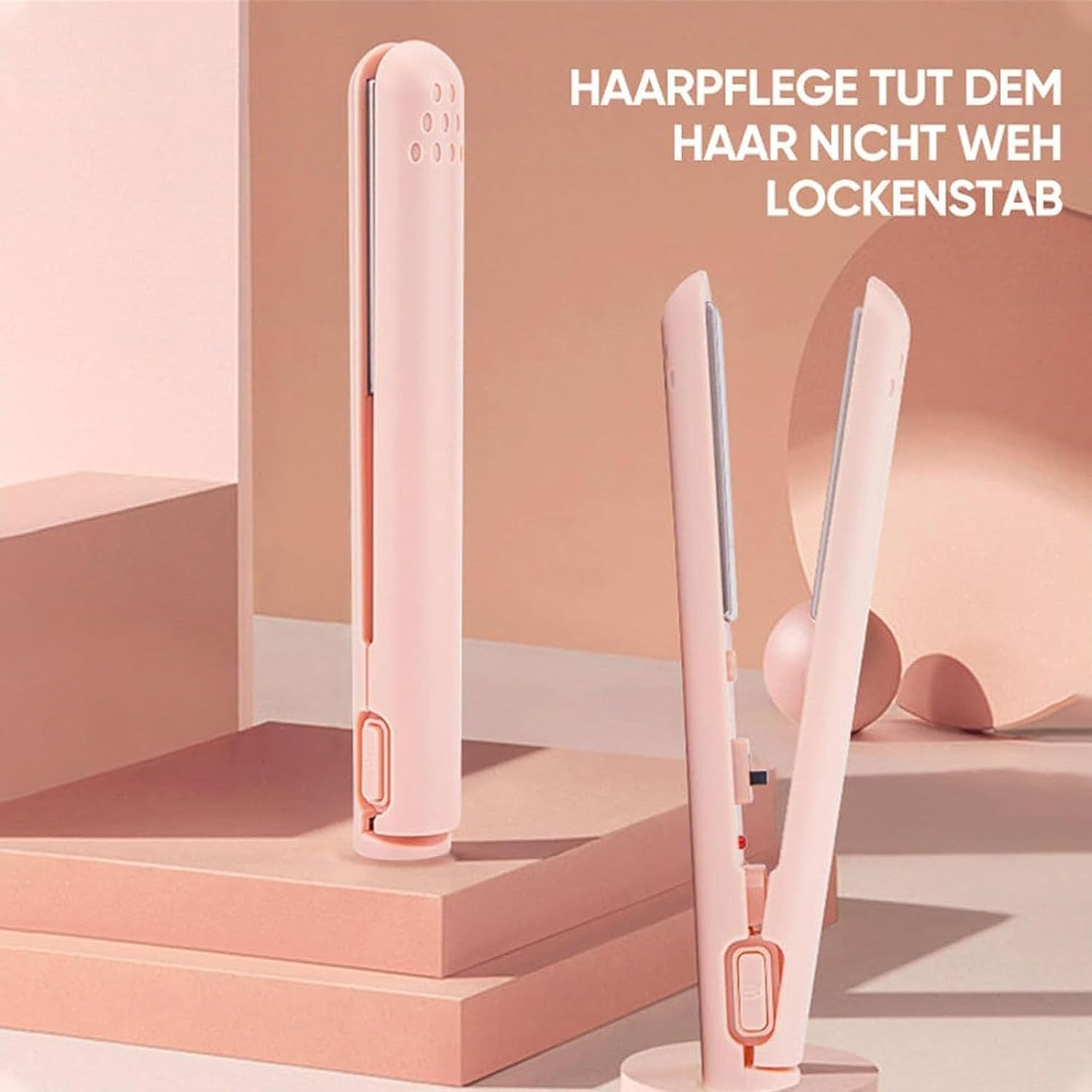 Portrait Mini Dual-Purpose Curling Iron - 1/2 Inch Ceramic Hair Curler, Travel Curling Wand (D) image number 1