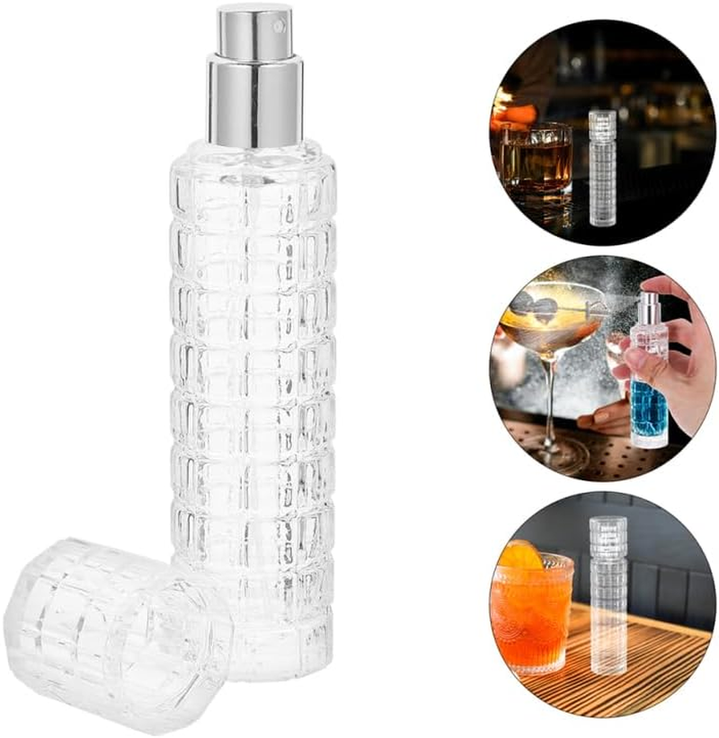 STOBAZA Professional Cocktail Spray Set 4 Pack - 30Ml Crystal Glass Bitters Atomisers for Absinthe/Aperitif, Leak-Proof & Reusable Bar Tools image number 1