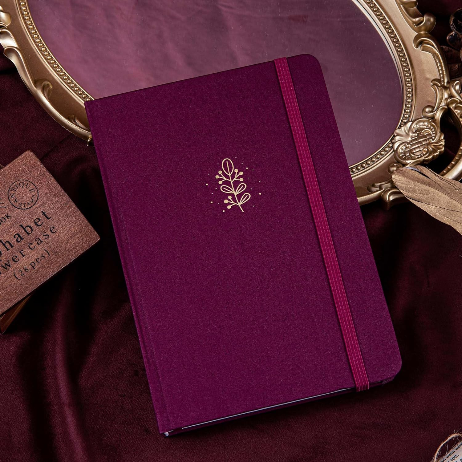 Bullet Dotted Journal, No Bleed Thick 160Gsm Dotted Journal, A5 Dot Notebook, 15 X 20.8CM, Hardcover Notebooks for Personal Organizers image number 2