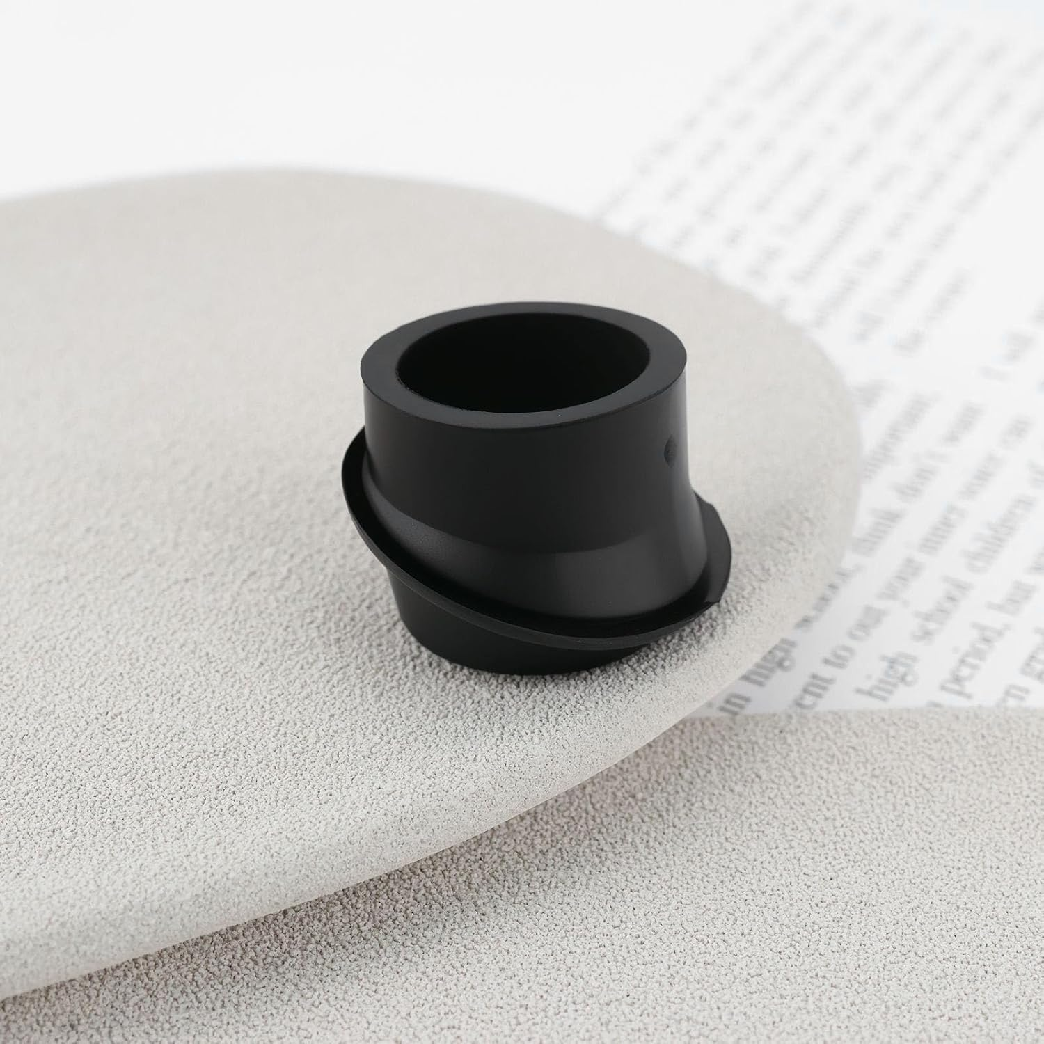 Ecsing 1Pc Convertible Short Rod Antenna Grommet Seal Antenna Adapter Base Replacement Part 65218375151 Compatible with BMW E36 Black image number 2