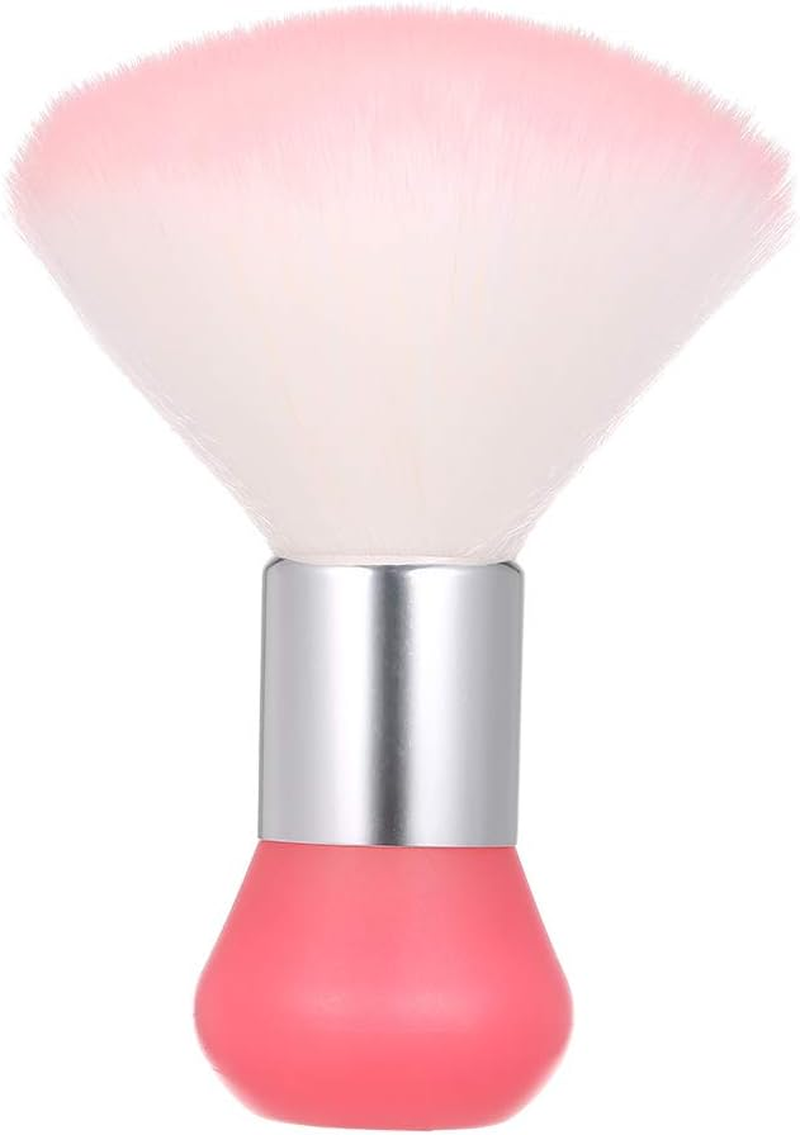 Yasao Neck Duster Brush Nail Art Dust Brush Large Nail Powder Brushes Hair Cleaing Brush for Removing Hair on Neck Multi-Functional Makeup Brush Nail Tool Pink image number 6