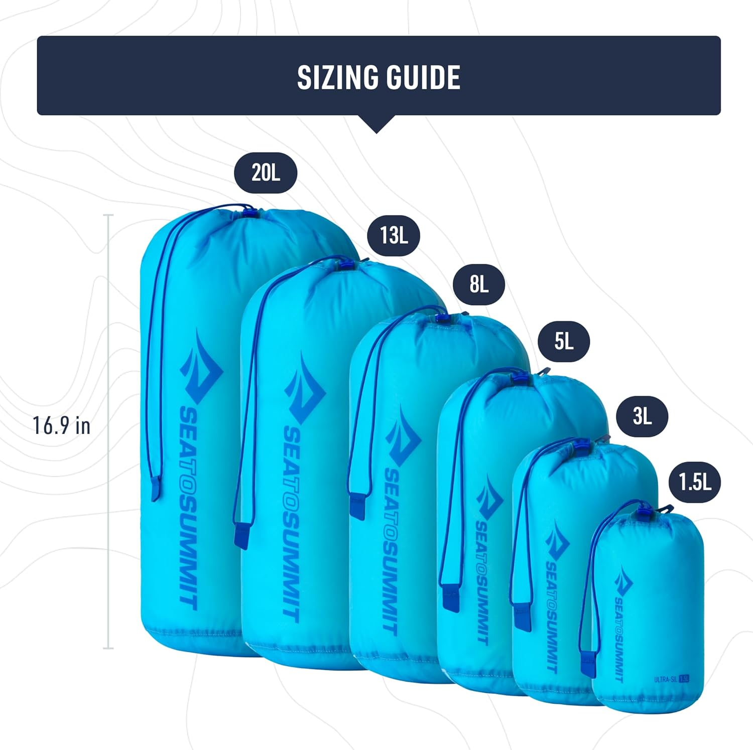 Sea to Summit Ultra-Sil Stuff Sack, Zinnia, 5 Litre Capacity image number 2